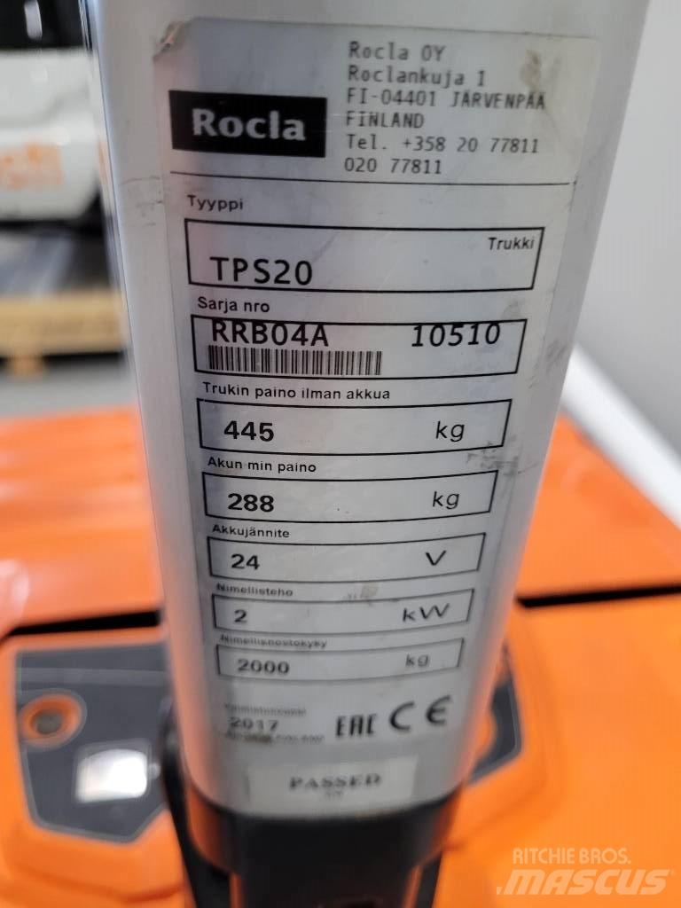 Rocla TPS20 Låglyftare med plattform