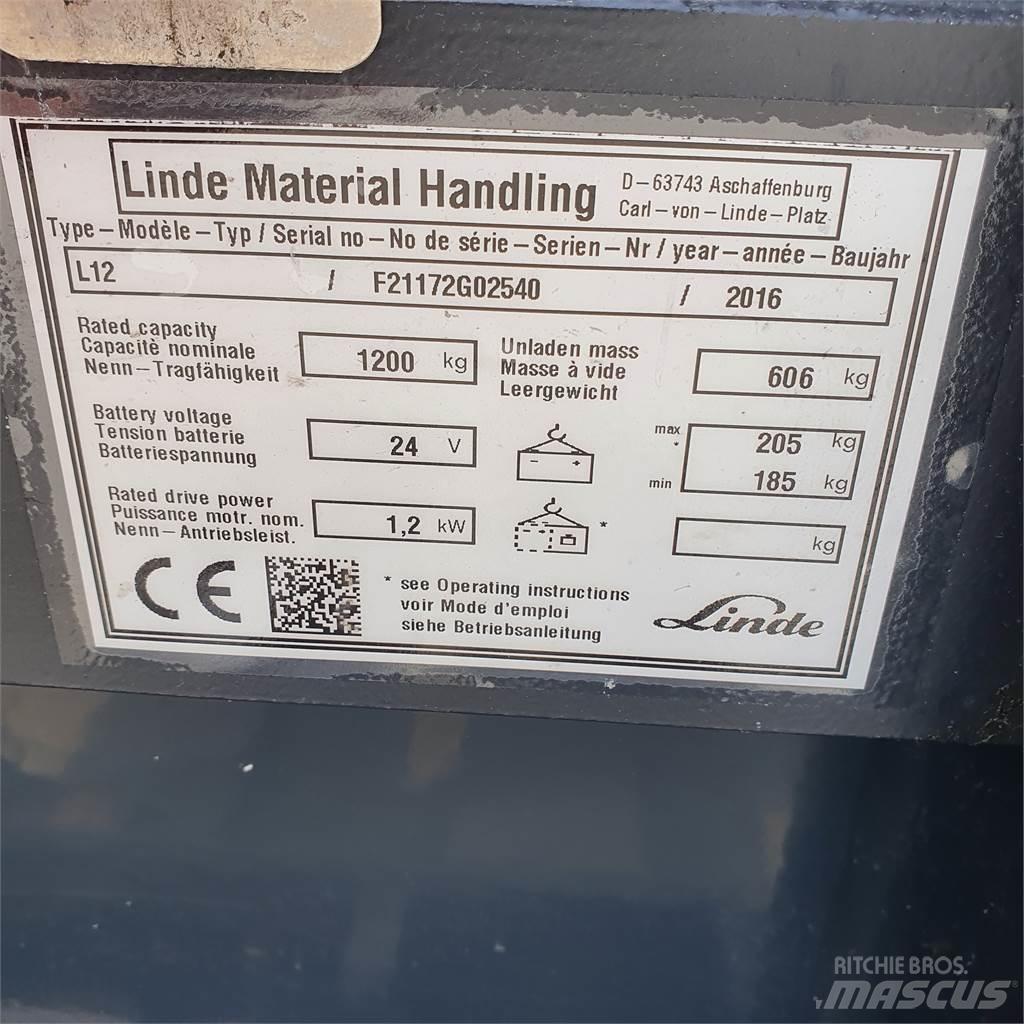 Linde L12 Staplare-led