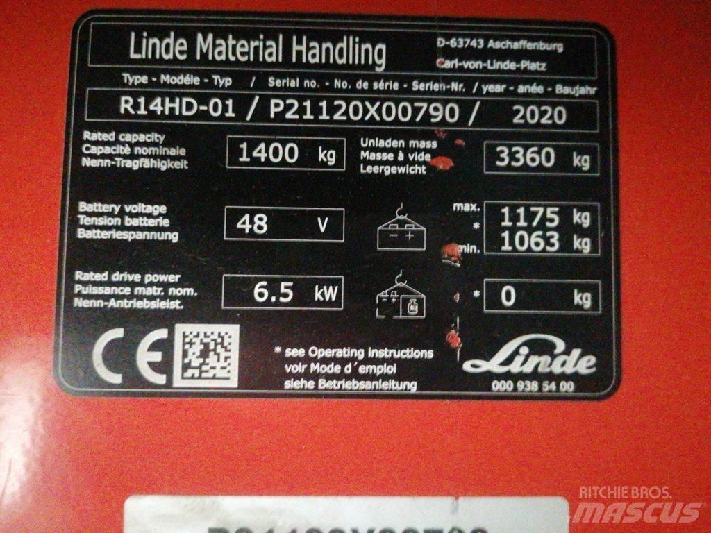 Linde R14HD-01 Skjutstativtruck