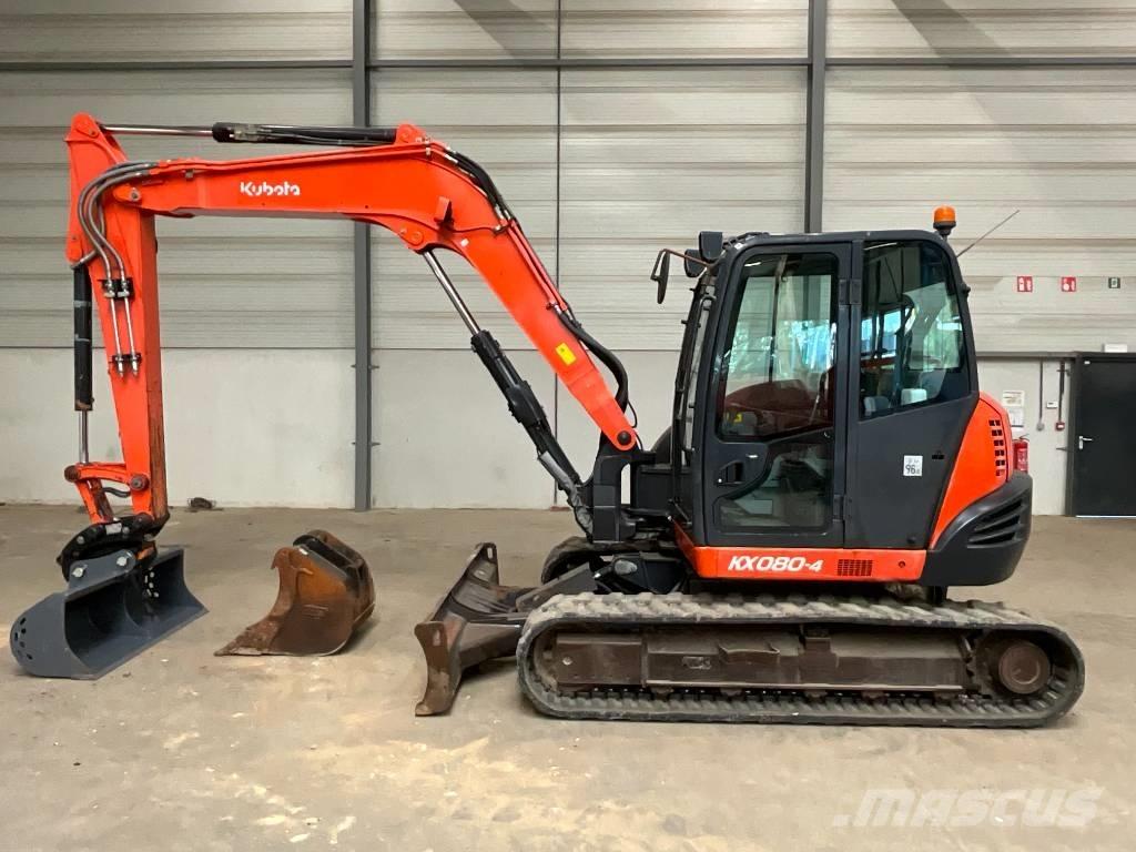 Kubota KX 080-4 Midigrävmaskiner 7t - 12t