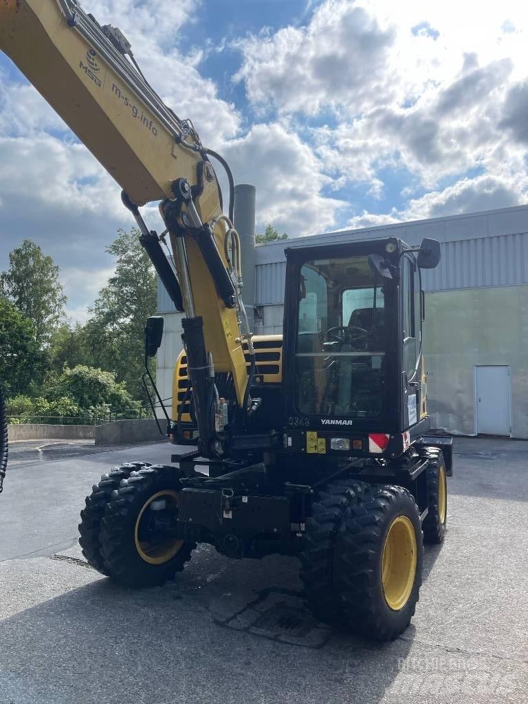 Yanmar B 95 W Hjulgrävare