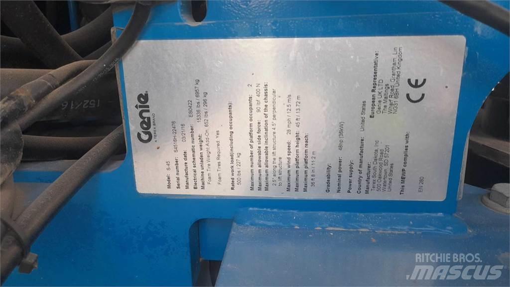 Genie S45 Teleskop bomliftar