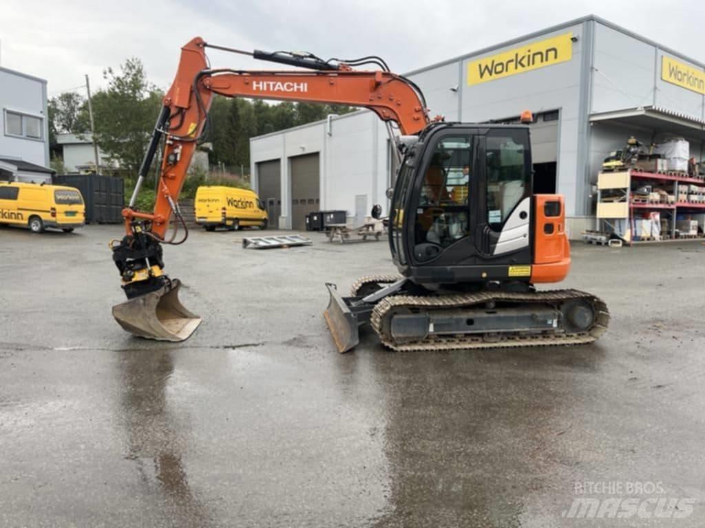 Hitachi ZX 85 US-6 Midigrävmaskiner 7t - 12t
