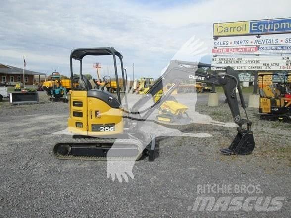 John Deere 26G Minigrävare < 7t