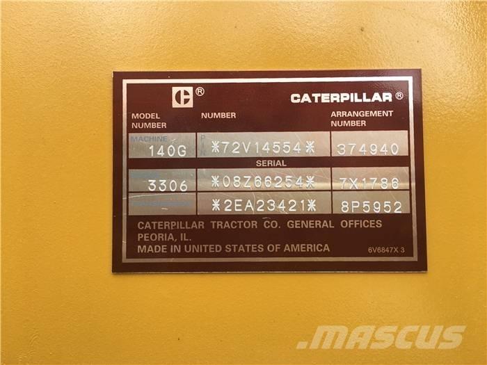 CAT 140 G Väghyvlar