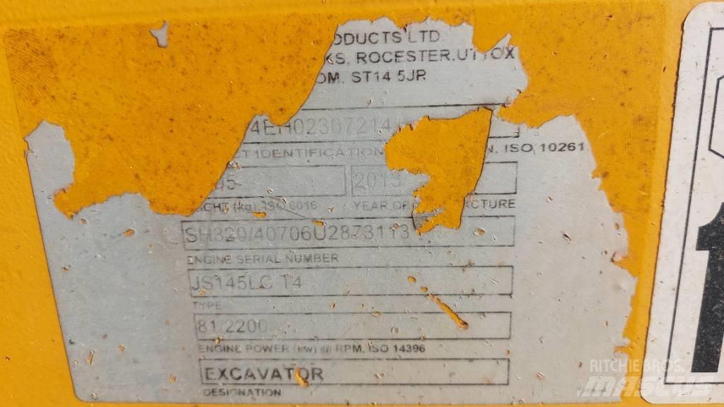 JCB JS 145 LC Bandgrävare