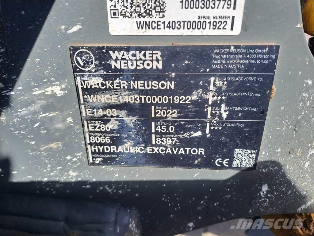 Wacker Neuson EZ80 Bandgrävare