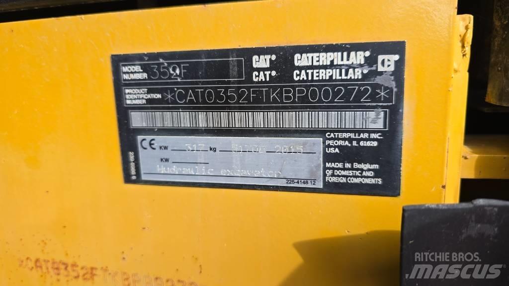 CAT 352 F Bandgrävare