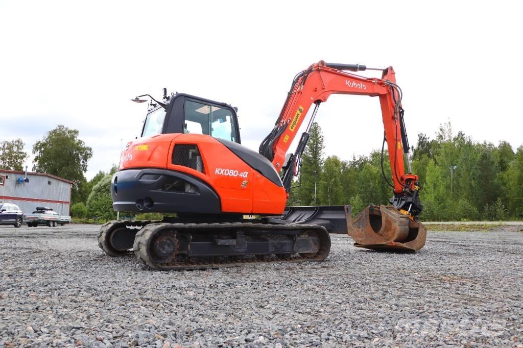 Kubota KX080-4a Midigrävmaskiner 7t - 12t