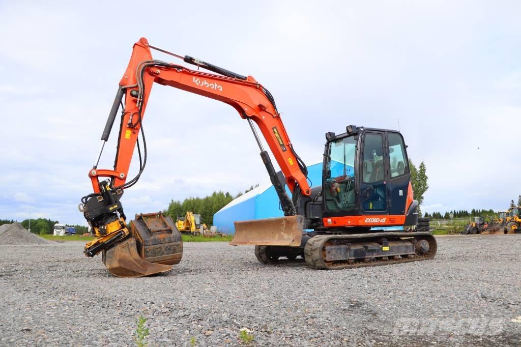 Kubota KX080-4a Midigrävmaskiner 7t - 12t