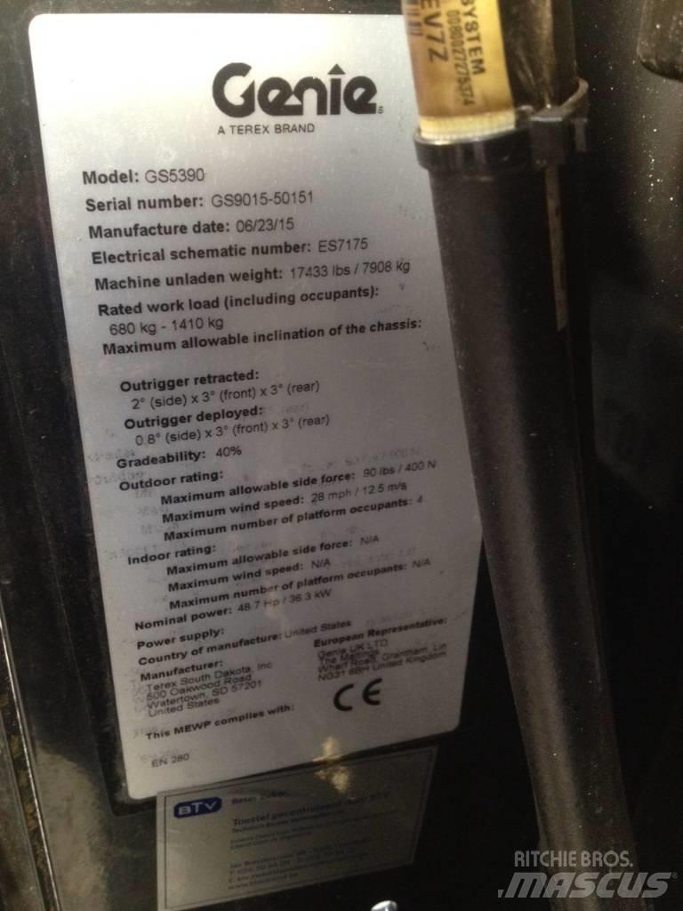 Genie GS 5390 Saxliftar