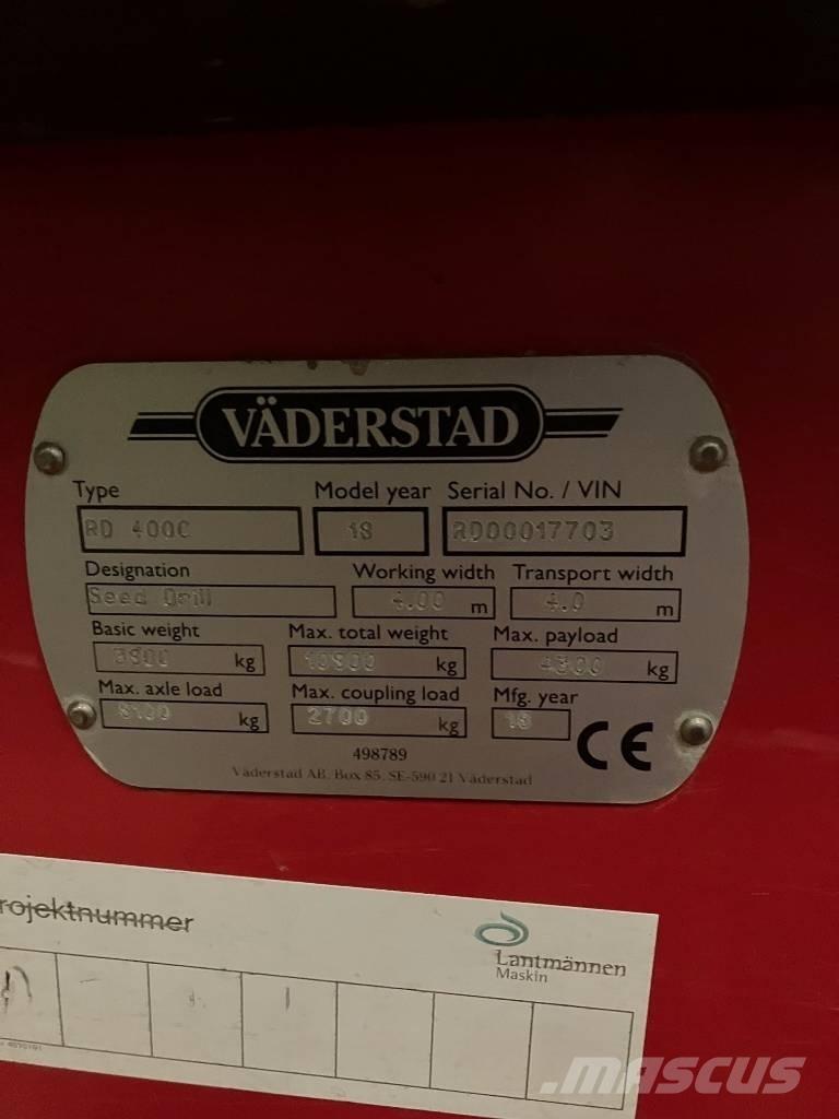 Väderstad Rapid400C Kombisåmaskiner