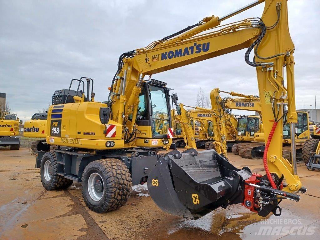 Komatsu PW158-11E0 Hjulgrävare
