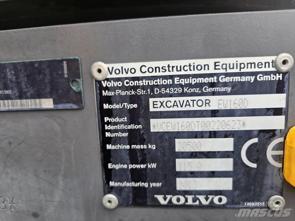 Volvo EW 160 D Hjulgrävare
