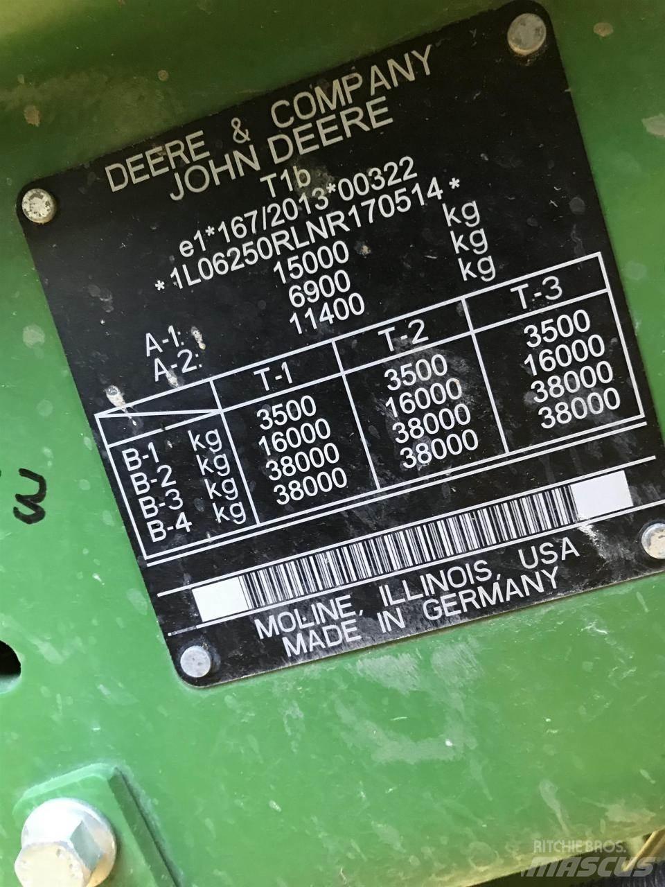 John Deere 6R 250 Traktorer