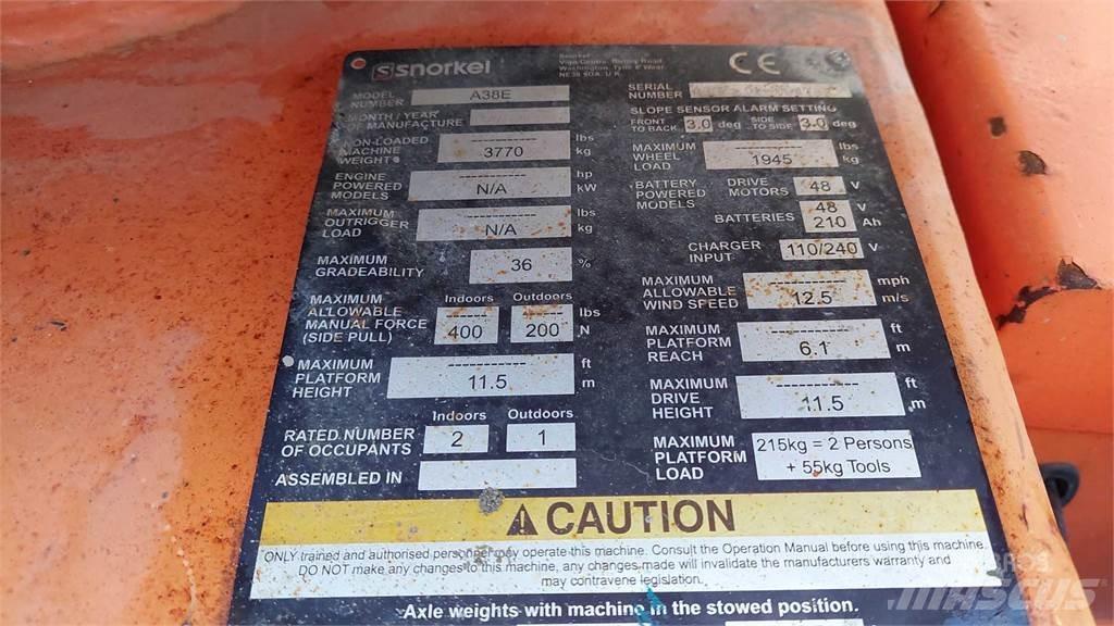 UpRight AB38 Bomliftar