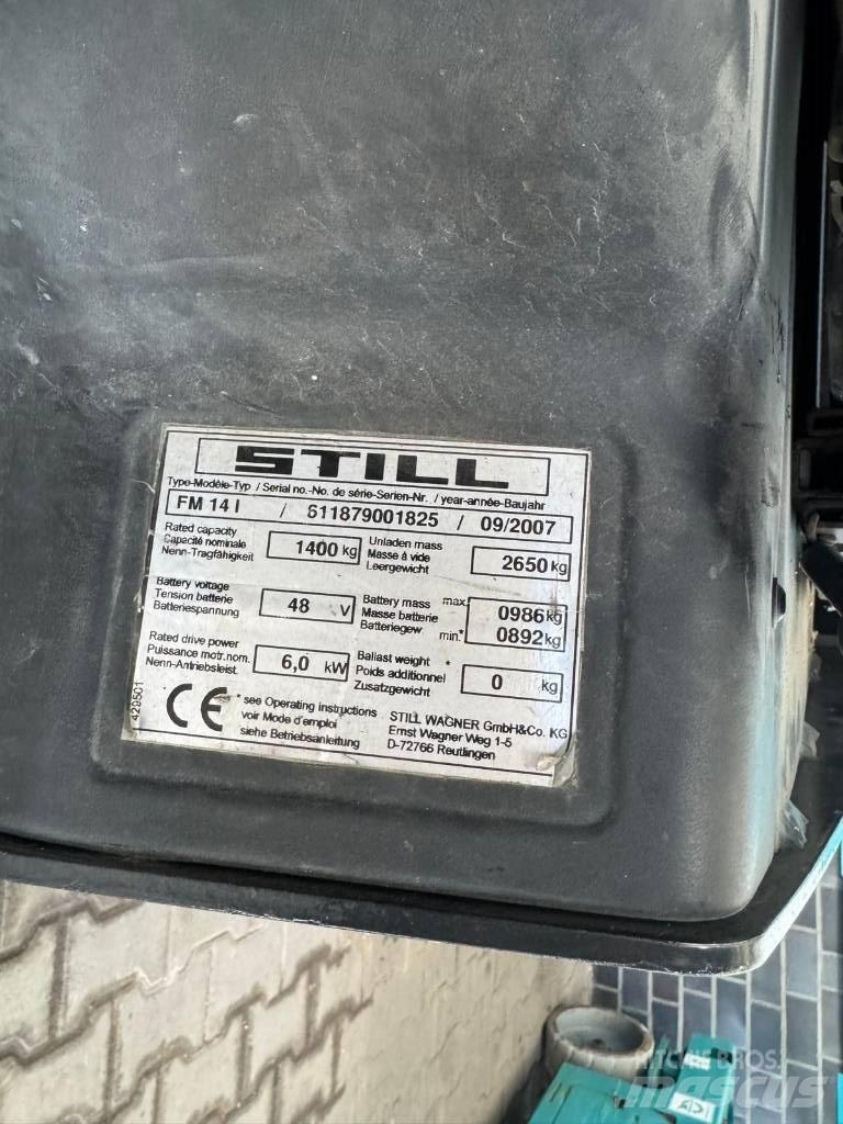 Still FM 14 l Skjutstativtruck
