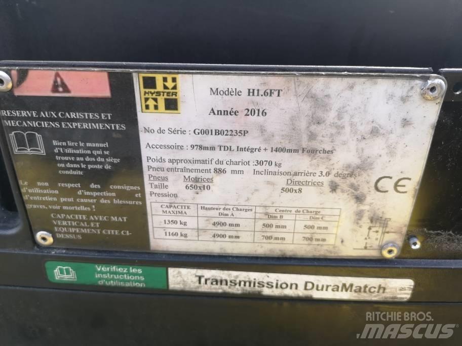 Hyster H 1.6 FT Gasolmotviktstruckar