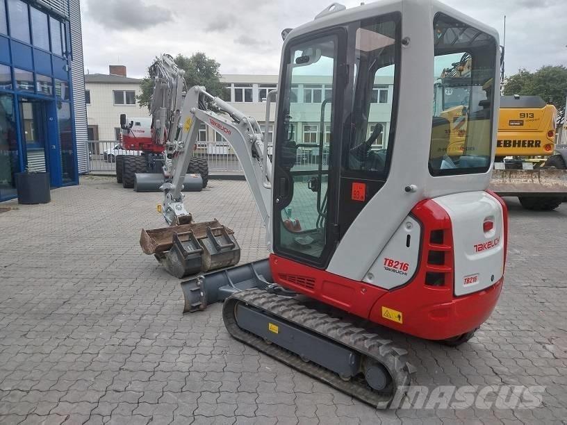 Takeuchi TB 216 A Minigrävare < 7t