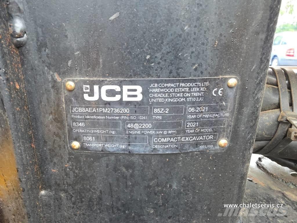 JCB 85 Z-2 Midigrävmaskiner 7t - 12t
