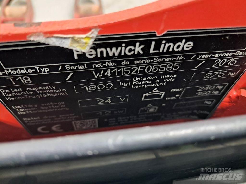 Linde T18 Låglyftare utan plattform