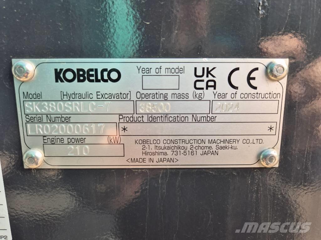 Kobelco SK380SRLC Bandgrävare