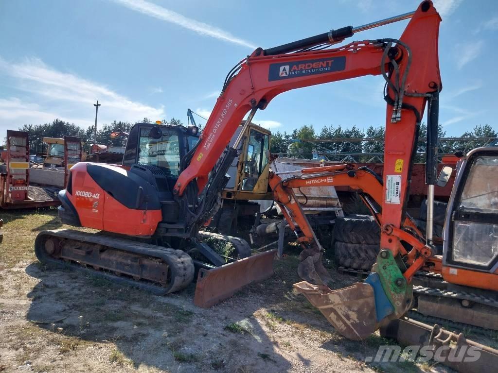 Kubota KX 080-4 Midigrävmaskiner 7t - 12t
