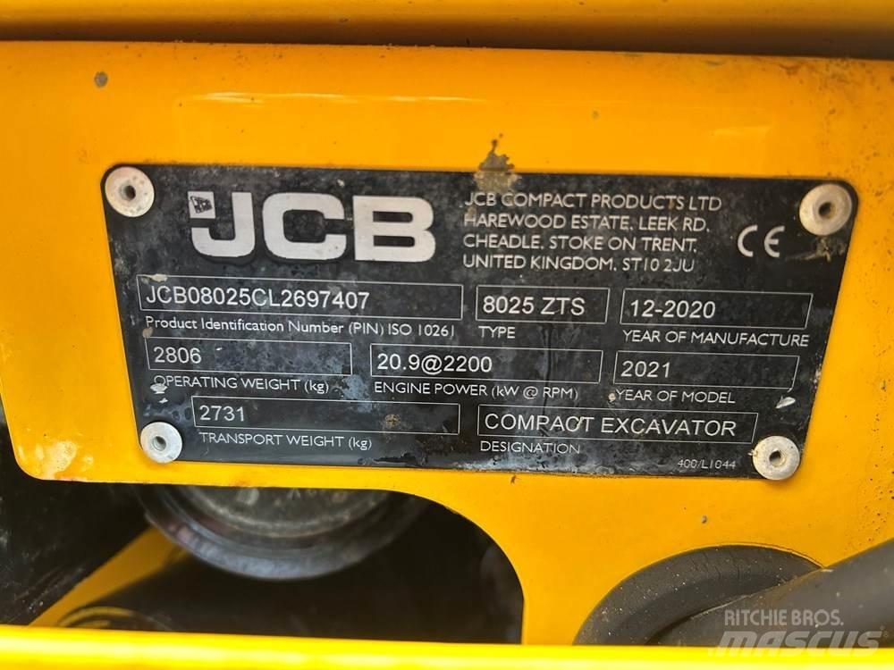 JCB 8025 Minigrävare < 7t