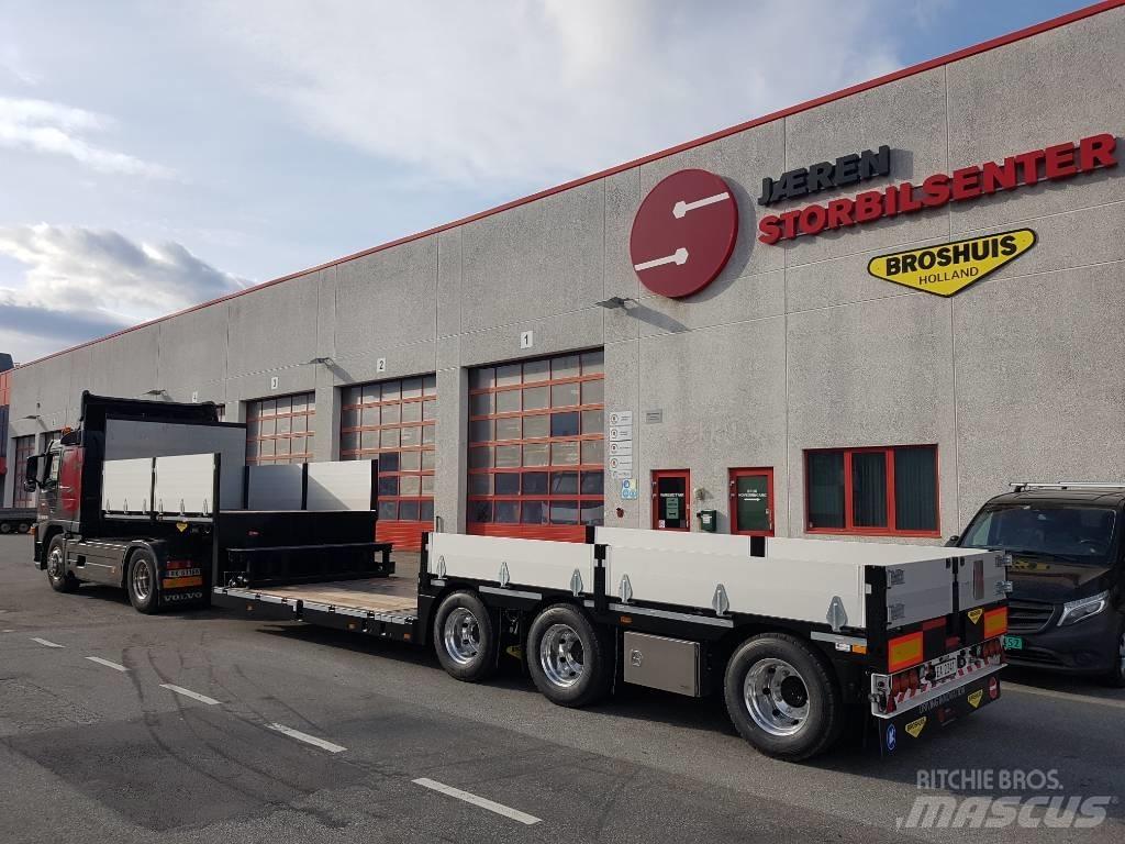 Broshuis Brønn Låg lastande semi trailer