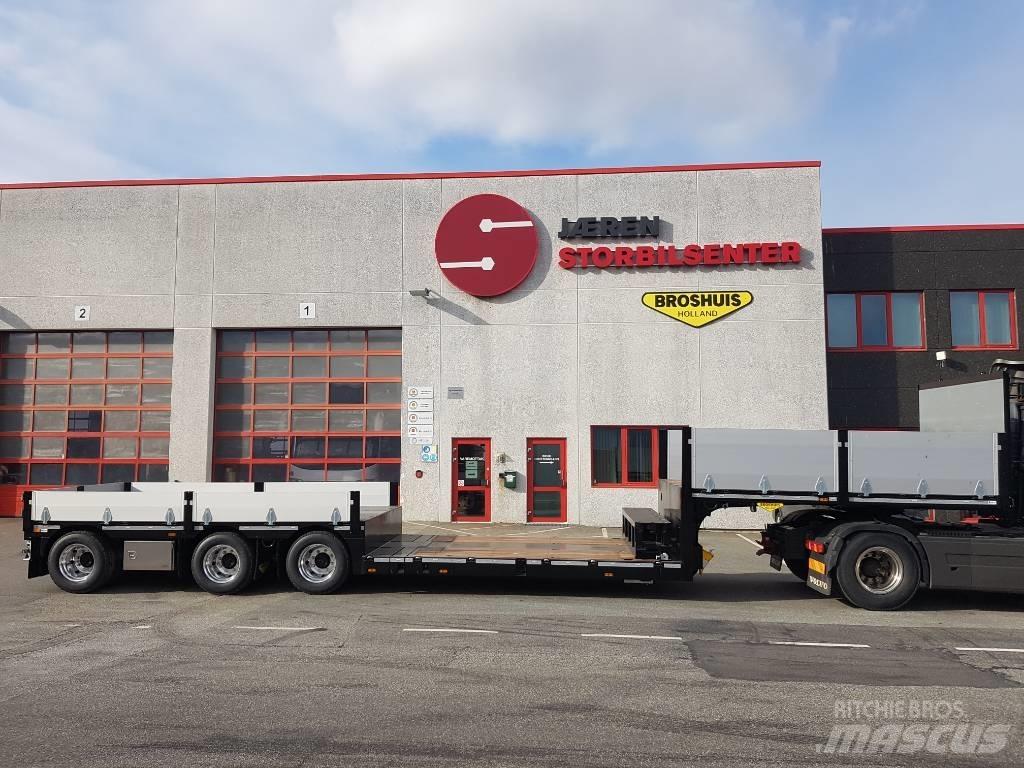 Broshuis Brønn Låg lastande semi trailer