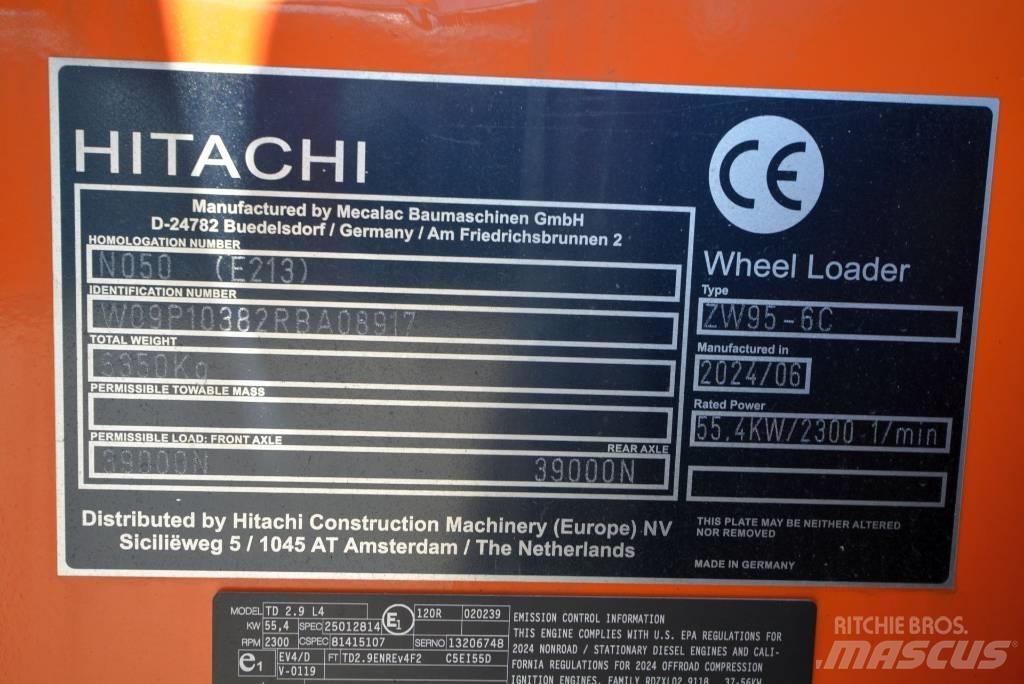 Hitachi ZW 95-6 C Hjullastare