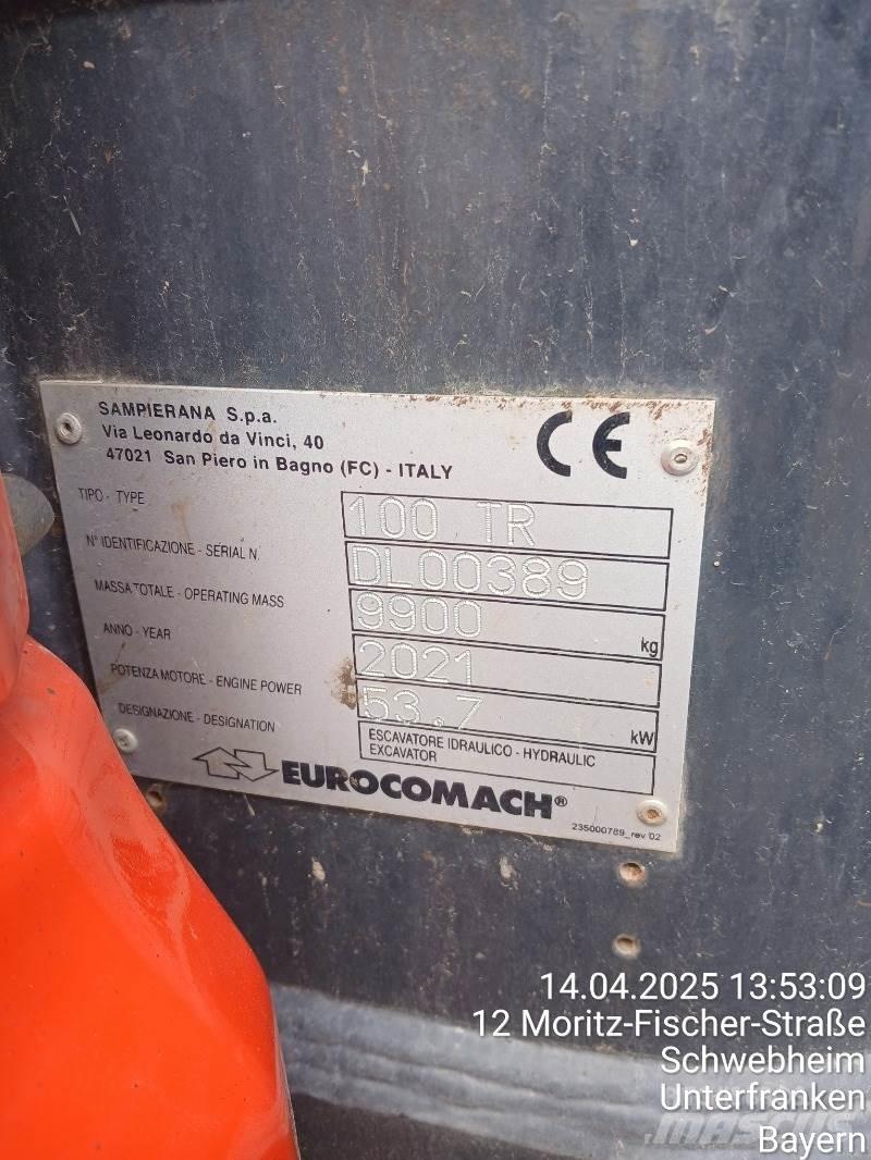 Eurocomach 100TR Minigrävare < 7t