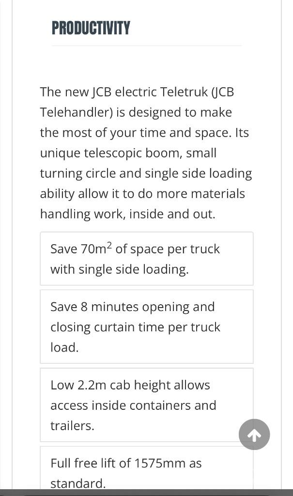 JCB 30-19 E Elmotviktstruckar
