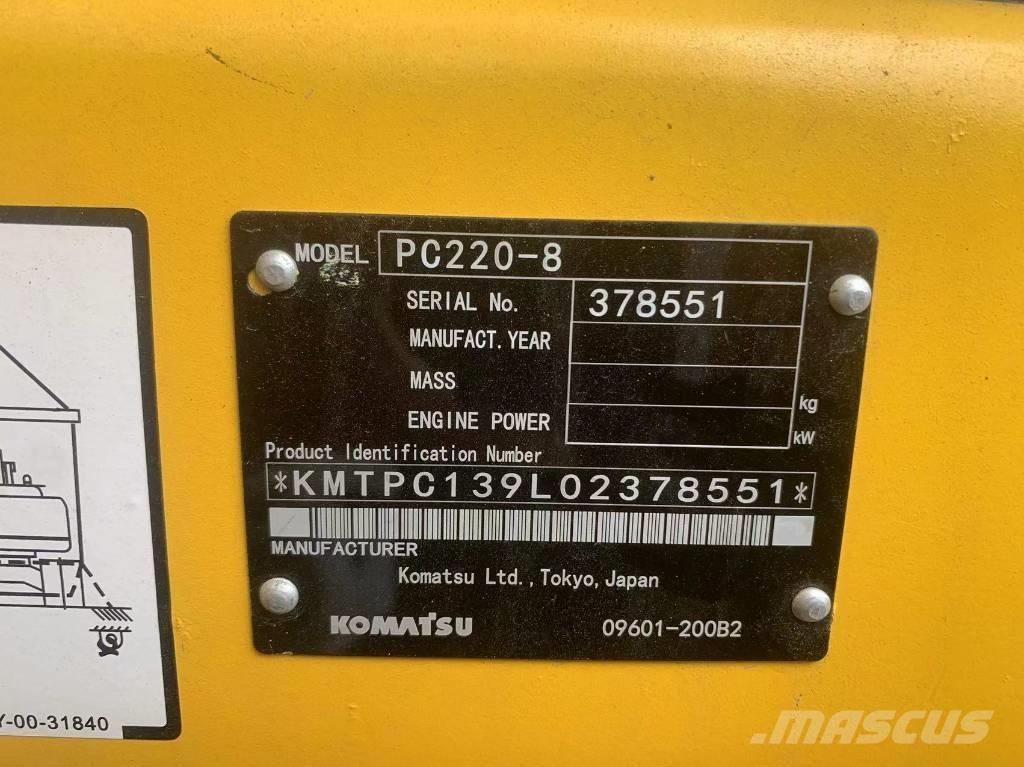 Komatsu PC 220-8 Bandgrävare