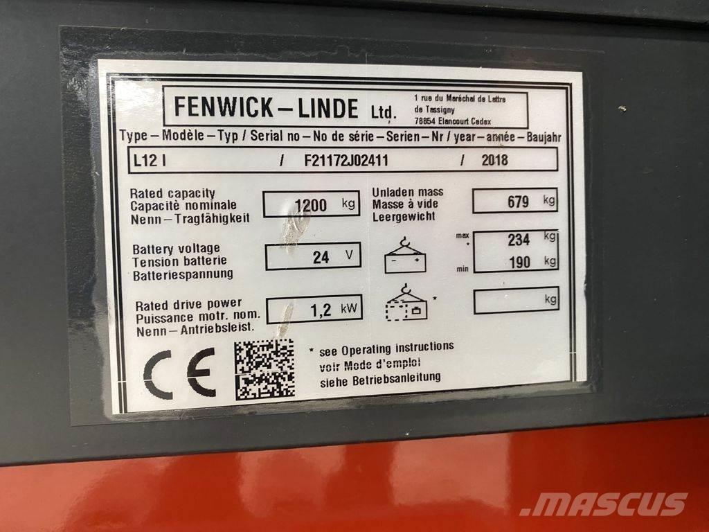 Linde L12 I Staplare-led