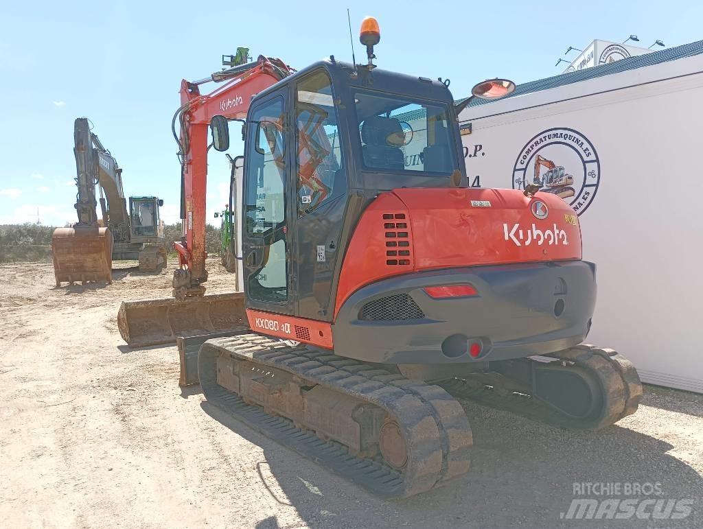 Kubota KX080-4a Grävmaskiner