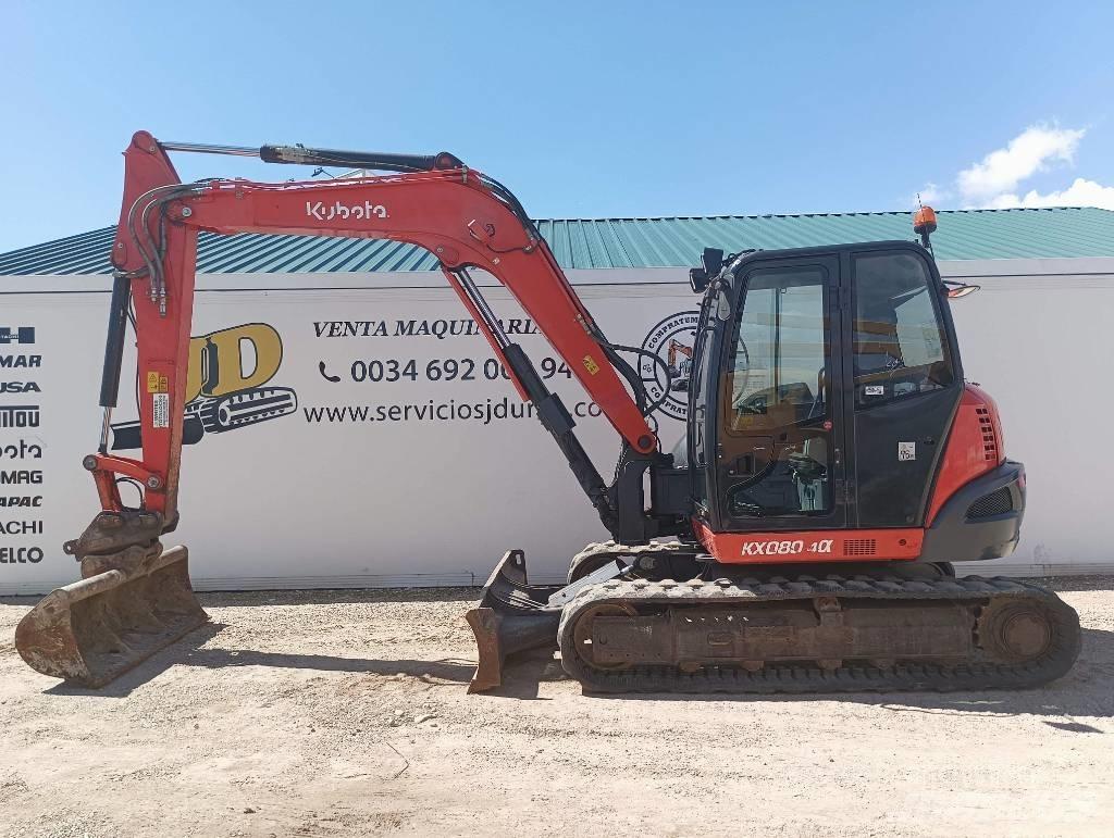 Kubota KX080-4a Grävmaskiner