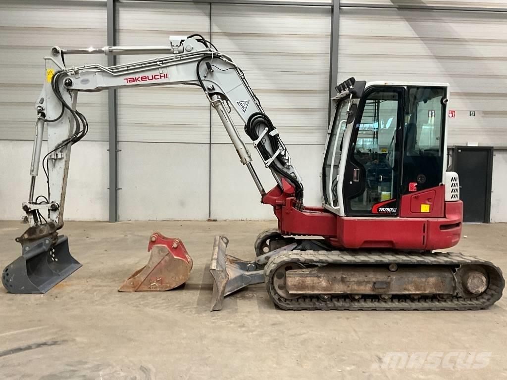 Takeuchi TB 280 FR Midigrävmaskiner 7t - 12t
