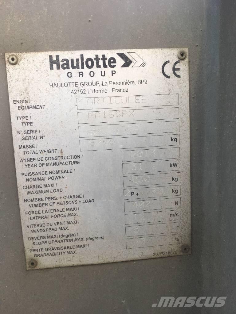 Haulotte HA 16 SPX Bomliftar