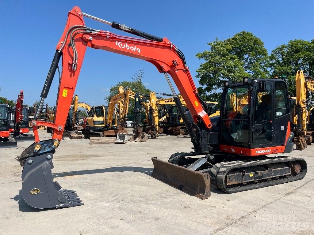 Kubota KX 080-4 Midigrävmaskiner 7t - 12t