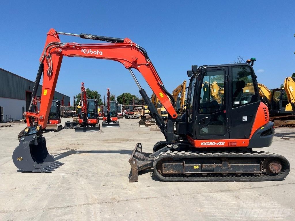 Kubota KX 080-4 Midigrävmaskiner 7t - 12t