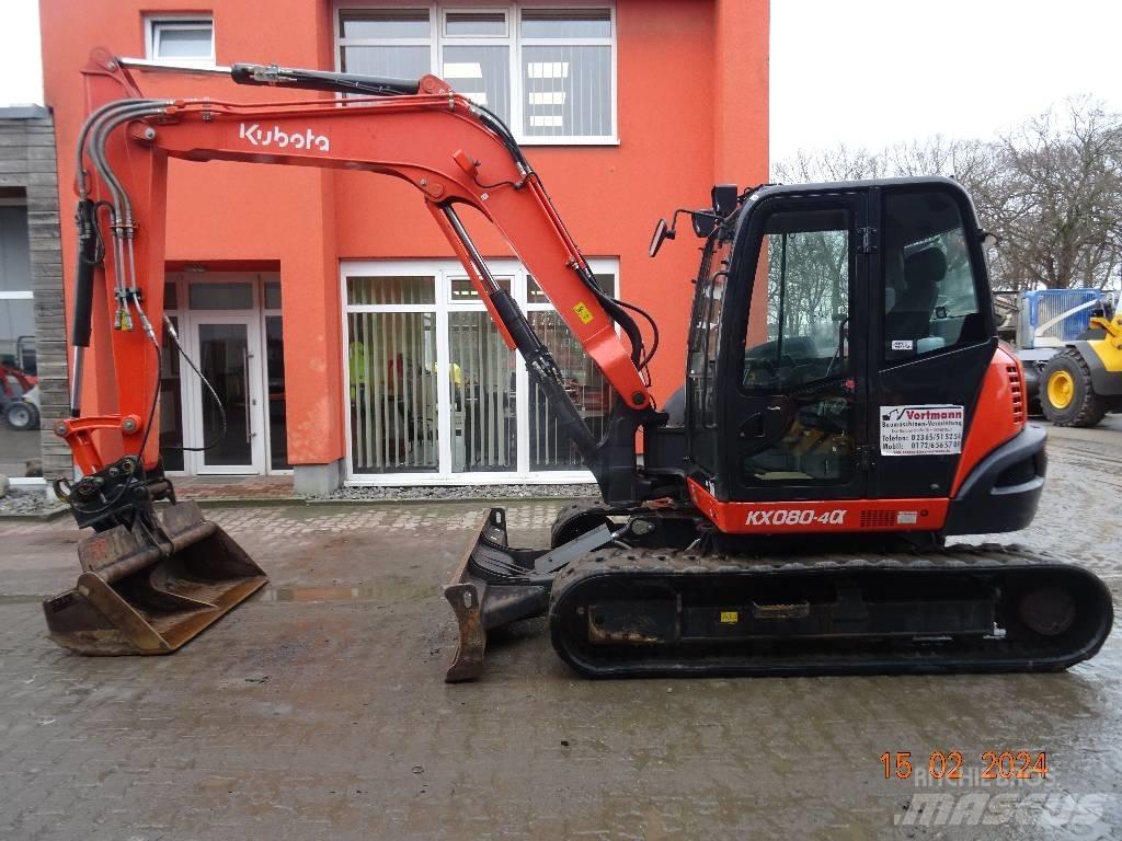 Kubota KX 080-4 Midigrävmaskiner 7t - 12t