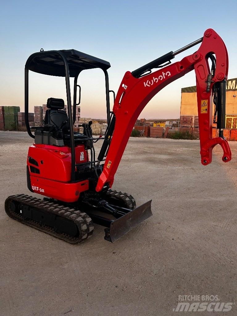 Kubota U 17-3 Minigrävare < 7t