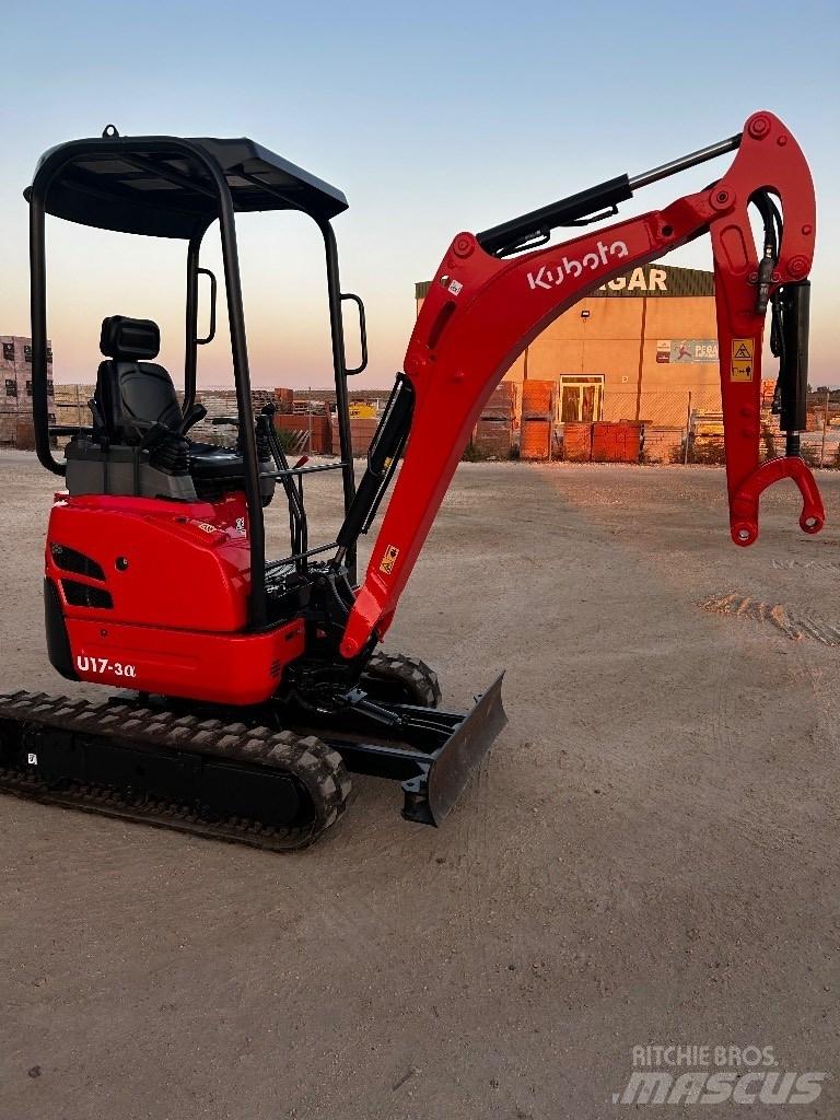 Kubota U 17-3 Minigrävare < 7t