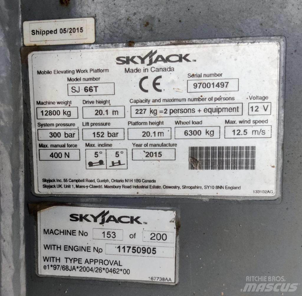 SkyJack SJ 66 T Bomliftar
