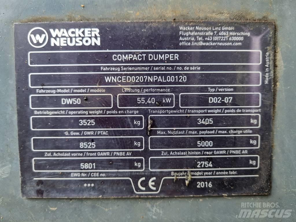 Wacker Neuson DW 50 Minidumprar