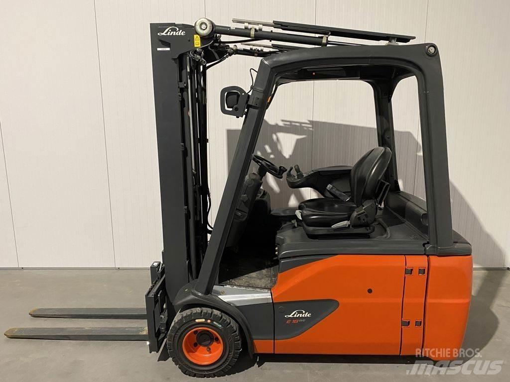 Linde E18L-02 Elmotviktstruckar