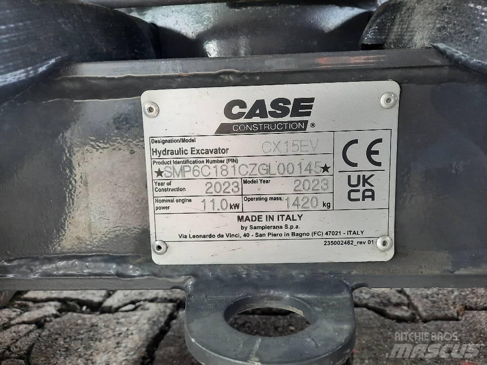 CASE CX 15 EV Minigrävare < 7t