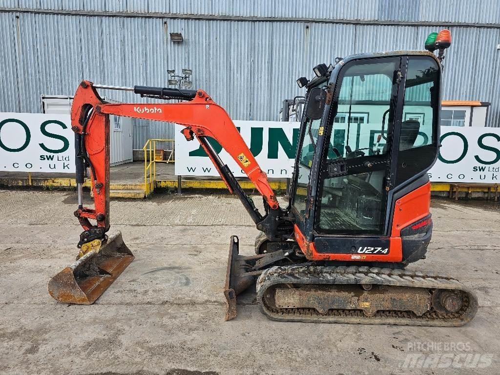 Kubota U 27-4 Minigrävare < 7t