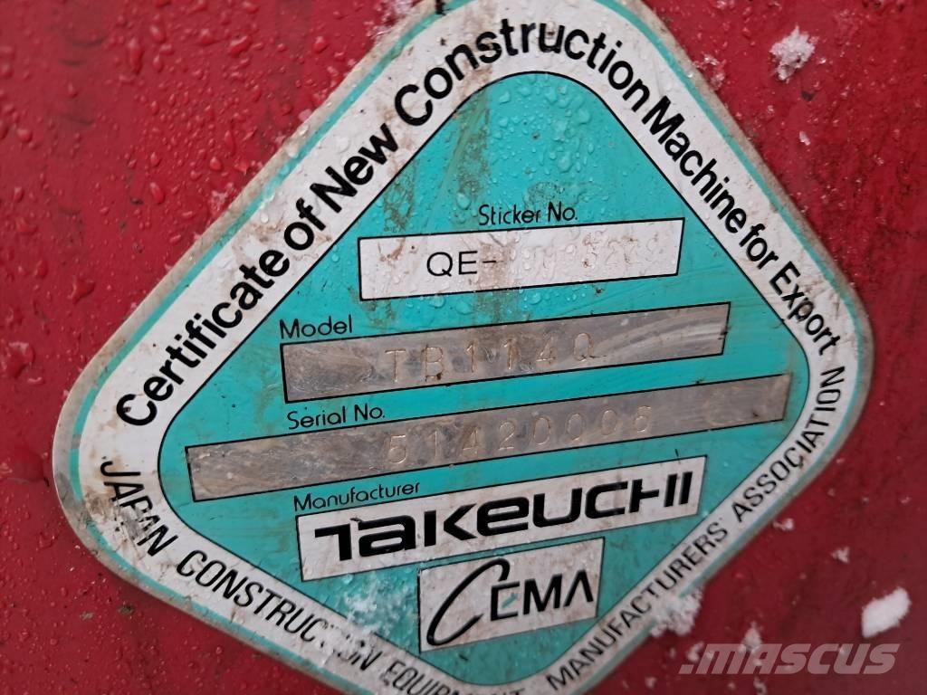 Takeuchi TB 1140 Bandgrävare